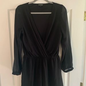 Express black romper